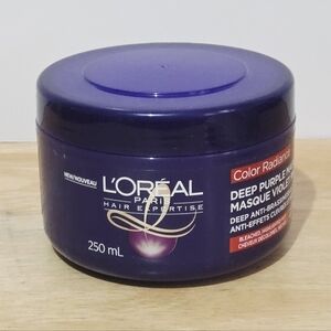 *4 for $20* L'Oreal Paris Color Radiance Deep Purple Hair Mask for Bleached Hair